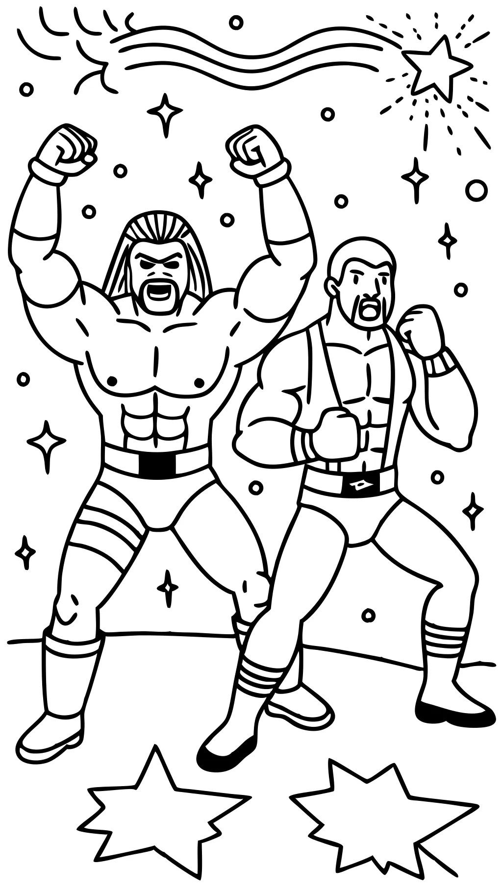 wwe coloring pages